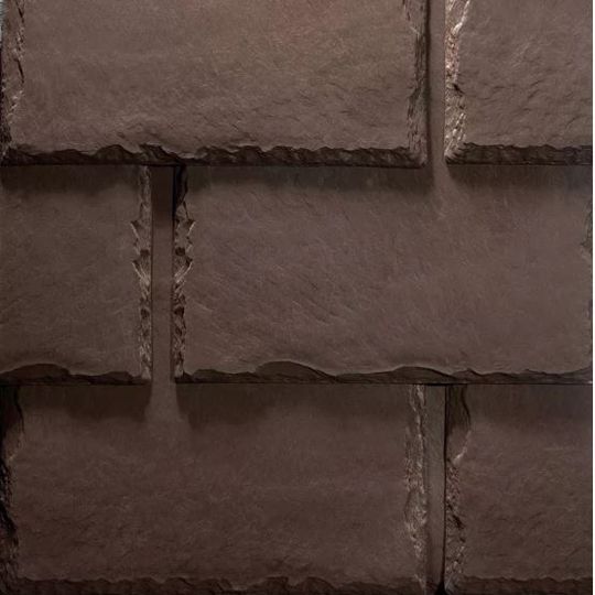 EcoStar 10" Majestic Slate Traditional Polymeric Tiles - Class C — Slate Roofing — ECOMTC10CH