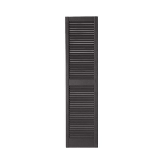 Mastic 15" x 43" Standard Open Louvered Shutters - Regular Style — ACOVINLV1543IJ