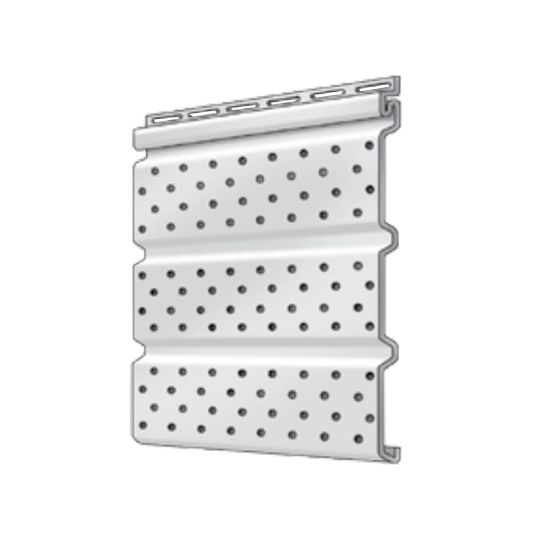 Royal Building Products Triple 4" Fully-Vented Soffit - Matte Finish — ROYRST4MPRS