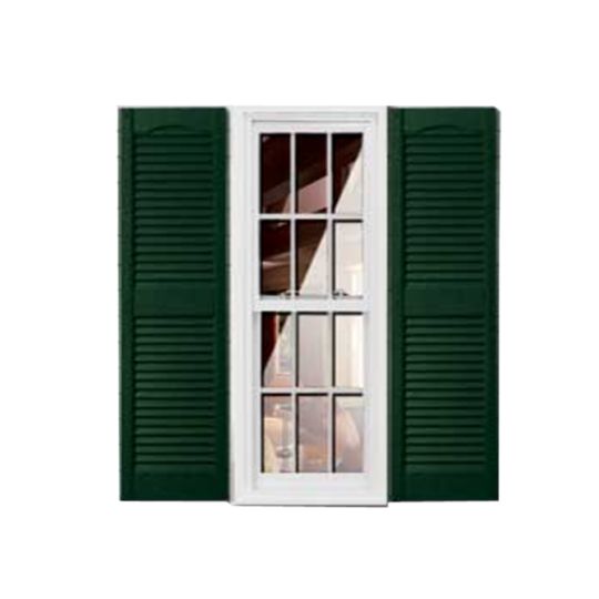 Girardin Moulding Cathedral Top Louver Shutters — GIRCTLV14X39HG