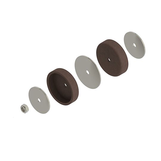 Albion Dispensing Solutions Piston Replacement Kit for 2" Diameter Special Deluxe Drive Bulk Guns (Leather)