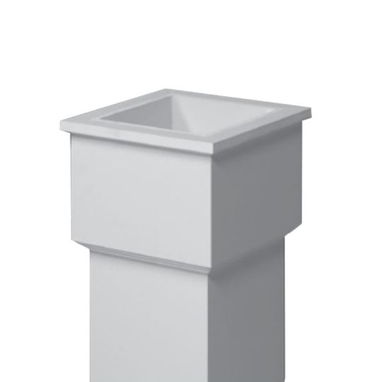 Fypon Molded Millwork 8" x 96" Non-Tapered Economy Plain Column Wrap Kit