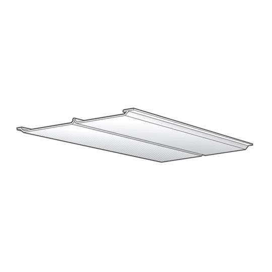 Quality Edge .024" x 12' Porch Ceiling Double 5" Solid Woodgrain Aluminum Soffit Panel — QEDD5PCMT