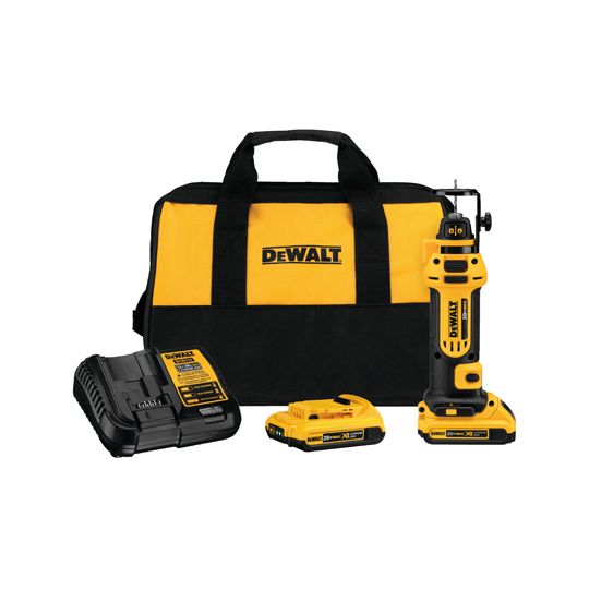DeWalt 20V Max Cordless Drywall Cut-Out Tool Kit (2 Ah)