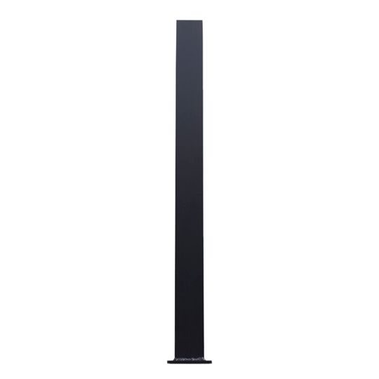 Color Guard Railing Systems 6" x 6" x 108" Blank Aluminum Post Sleeve for Wood Posts