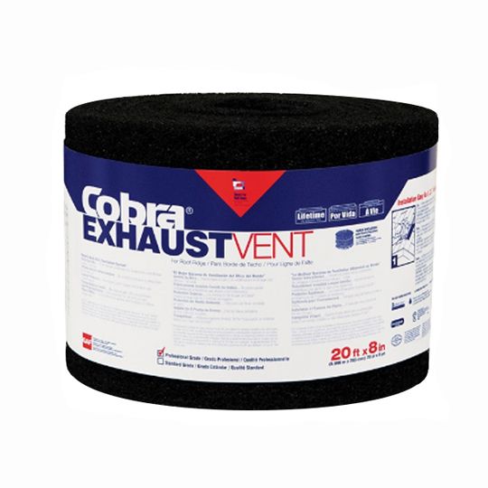 GAF Cobra Exhaust Vent for Roof Ridge - Hand Nail — GAF8COBRA20