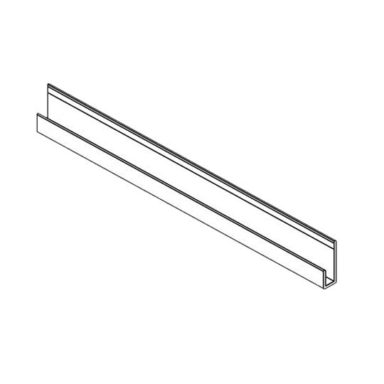 Klauer Manufacturing Company 3/4" x 12'6" Prestige Steel J-Channel — KLA34JCHWHMA