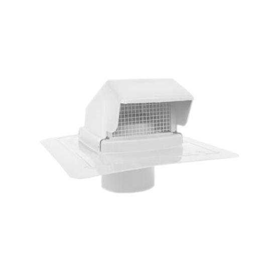 NorWesCo 4" Plastic Roof Cap Stem Vent — Roofing Accessories — NWERVS4WH