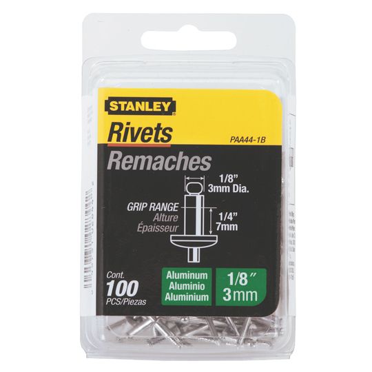 Bostitch 1/8 x 1/4 Aluminum Rivets