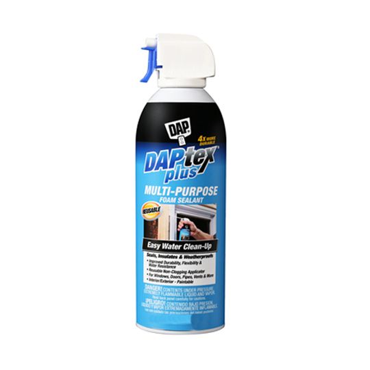 DAPtex Multi-Purpose Latex Insulating Foam Sealant - 12 Oz. Can