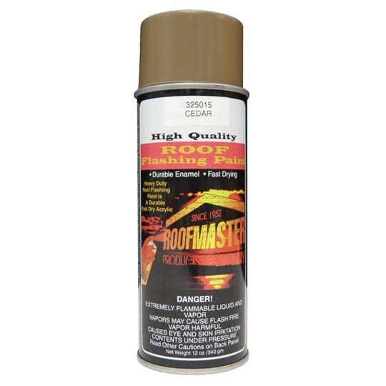 Roofmaster Roof Flashing Paint - 12 Oz. Spray Can — ROFFSPC