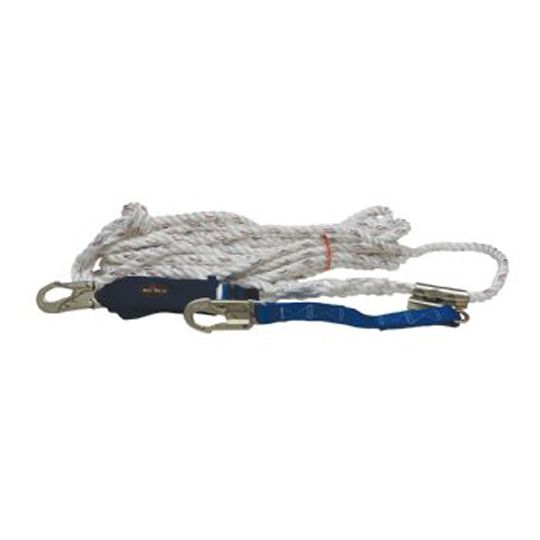 C&R Manufacturing 5/8" x 50' Safety Rope with Lanyard — CRMLANROPE