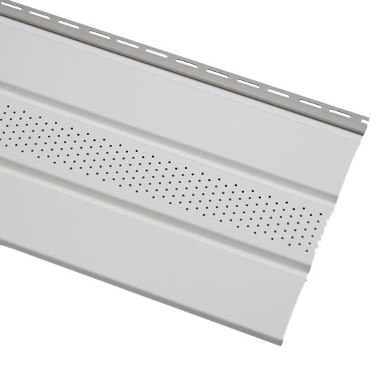 Ply Gem Triple 4" Economy Soffit Center-Ventilated Vinyl Panel