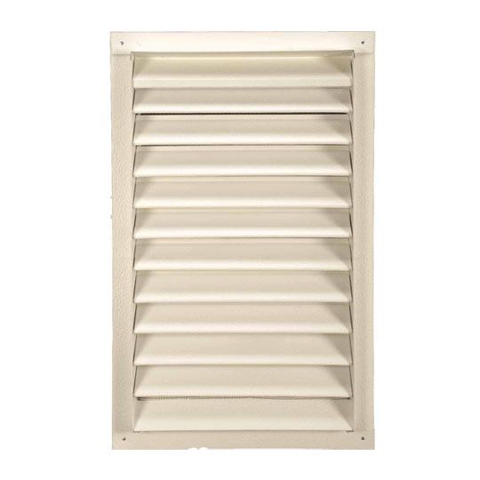 Lomanco 14" x 24" 200-Series Square Recess Mount Gable Louver