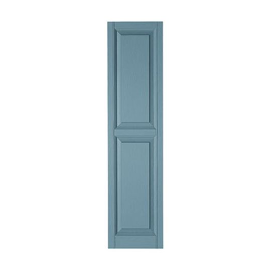 Variform By PlyGem 15" x 71" Standard Raised Panel Shutter — VARVINRP1571BLU