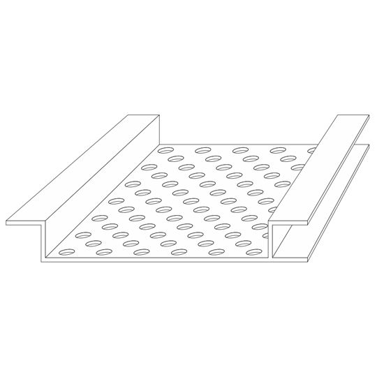Tamlyn 4" x 8' Ez Vent Continuous Soffit Vent