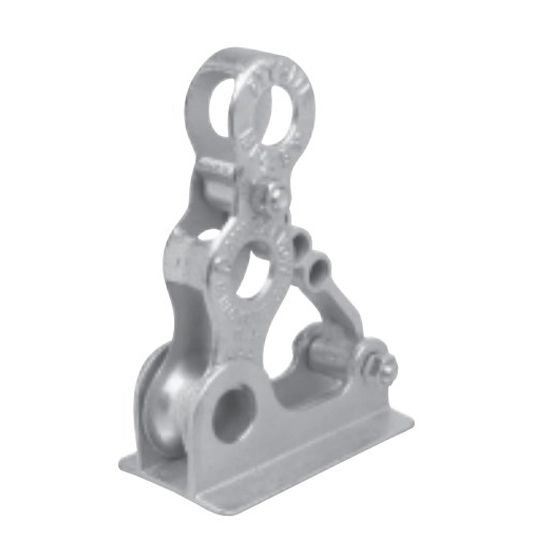 Berger Building Products #131 x 10" x 18" Mullane Fitrite Galvanized Iron Fence Bracket for 3 Pipes