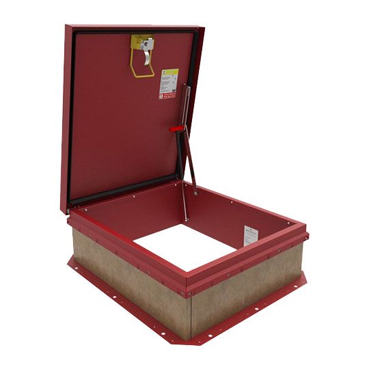 Babcock-Davis Hatchways 36" x 36" Galvanneal Steel Personnel Ii Roof Hatch