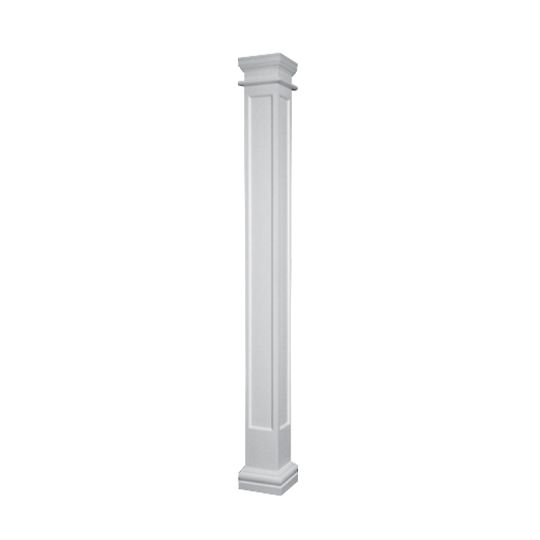 HB&G Building Products 8" x 8' Square Recessed Panel PermaCast Column