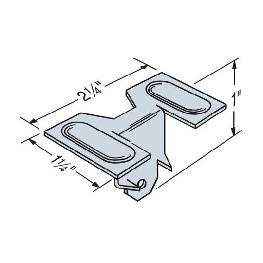 Simpson Strong-Tie 20 Gauge Ds Drywall Stops - Box of 300