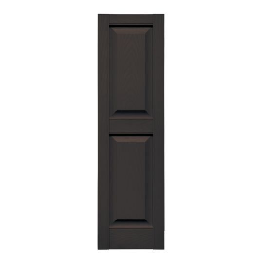 TRI-BUILT Standard Raised Panel Shutters (Pair) — TRI021251010