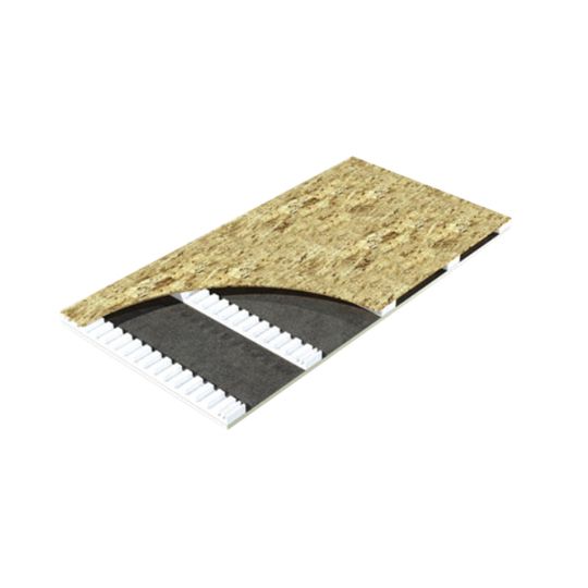 Atlas 3.5" x 4' x 8' ACFoam CrossVent Nailable Ventilated Roof Insulation - 1" Air Space