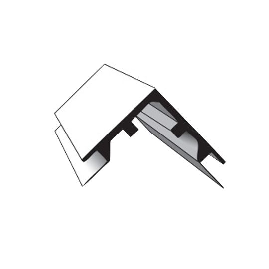 Wolf Home Products 5-1/2" x 5-1/2" x 20' Outside Corner with J and Nail Fin