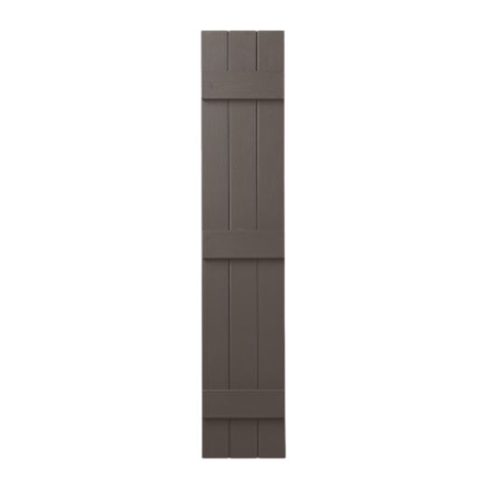 Mastic 11" x 81" Board & Batten Standard 3-Board Shutters - Closed Style — ACOVIN3C118159