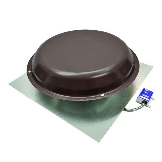 GAF MasterFlow PR2DHT Series Power Attic Ventilators with Thermostat & Humidstat — Ventilation and Drainage — GAFPR2DHTBR