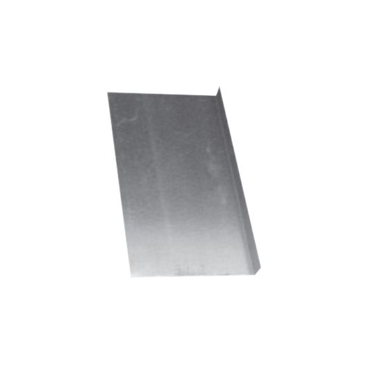 Able Sheet Metal 28 Gauge x 4" x 1/2" Galvanized Counter Flashing