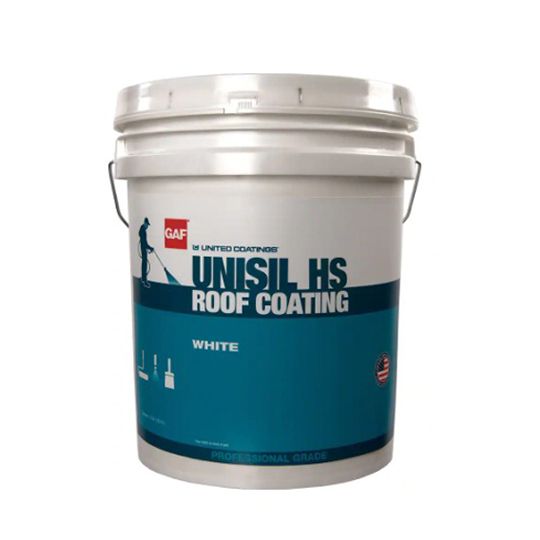 GAF United Coatings Unisil Hs High Solids Silicone Roof Coating — GAFUNIHS5GBK