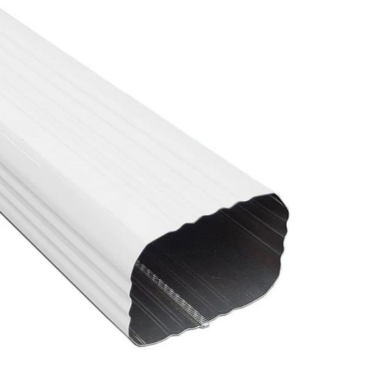 TRI-BUILT .019" x 3" x 4" x 10' Downspout — TRI37121250