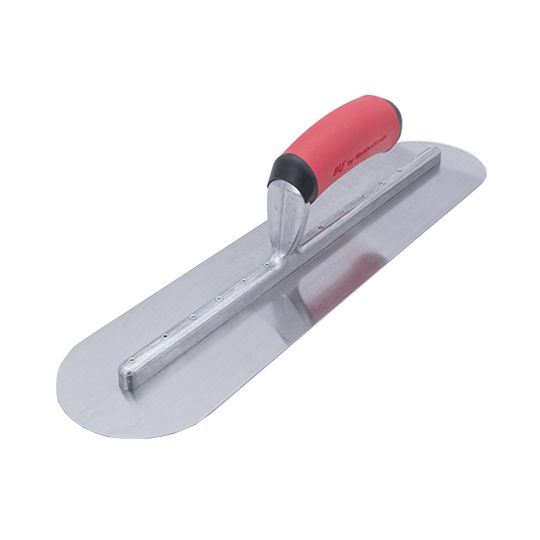 Marshalltown 12" x 4" Qlt Fully Rounded Finishing Trowel with Soft Grip