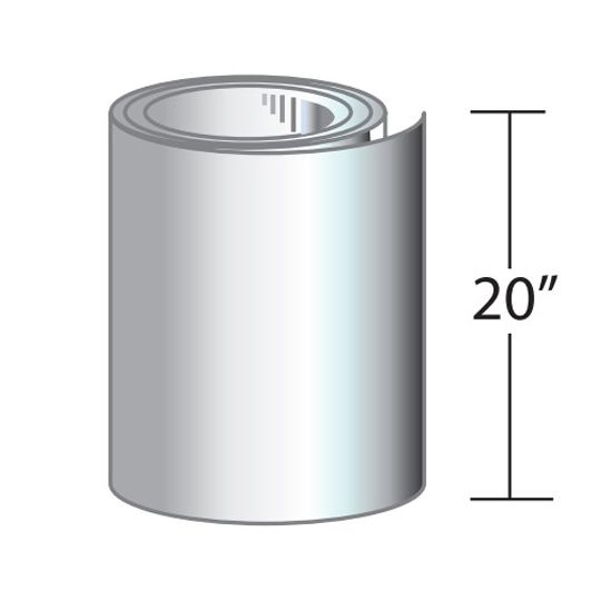 Quality Aluminum Products 20" x 50' Rezibond Roll Flashing