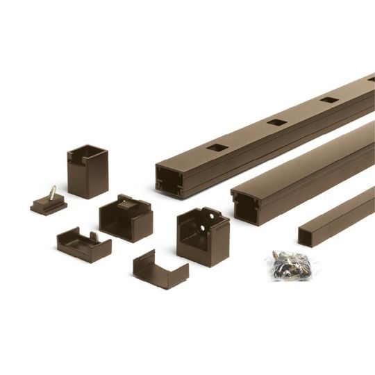 Trex Signature Stair Rail Kit with Square Balusters — TREXSIRSS368BZ