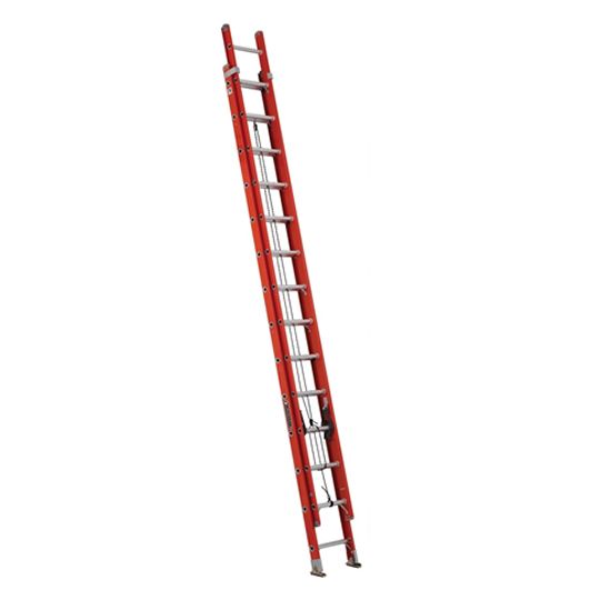 Louisville Ladder 28' Multi-Section Fiberglass Extension Ladder - 300 Lb. Load Capacity — CYNST10132