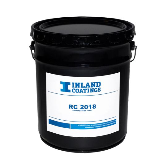 Inland Coatings RC-2018 Asphalt/Single Ply Top Coat - 5 Gallon Pail