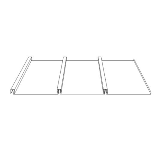 Coastal Metal Service 12" Classic Batten Panel — Metal Roofing — CCB12AC