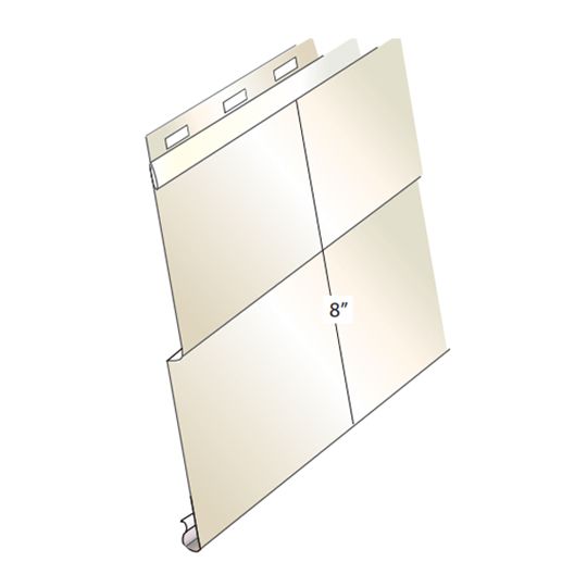 Quality Aluminum Products Double 4" Deluxe Smooth Aluminum Siding