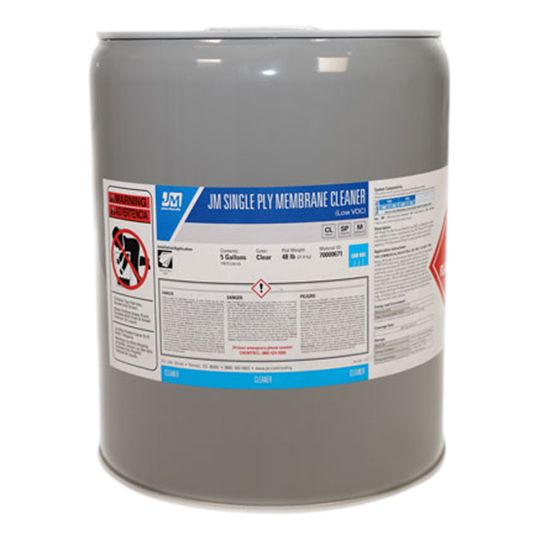 Johns Manville Low-VOC Single Ply Membrane Cleaner — JMCSPMCLV5G