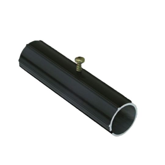 Poly Rail 4" Aluminum Continuous Internal Handrail Connector with Collar