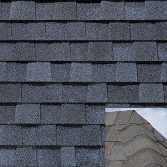 CertainTeed Roofing 12" x 36" Shadow Ridge Hip & Ridge Accessory Shingles — Hip & Ridge Shingles — CTRSRHRSHCBL