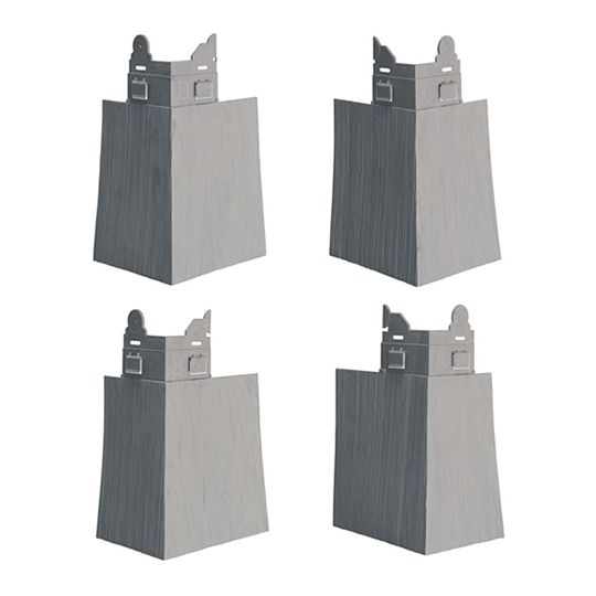 CertainTeed Siding Cedar Impressions 7" Perfecton Offset Mitered Corner Post - Box of 4 — CERMCO7DBB