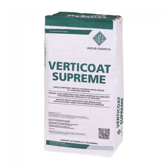Euclid Chemical Verticoat Supreme Repair Mortar with Corrosion Inhibitor - 50 Lb. Bag