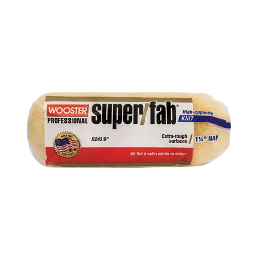 Wooster 9" Fabric Roller Cover - 1-1/4" Nap