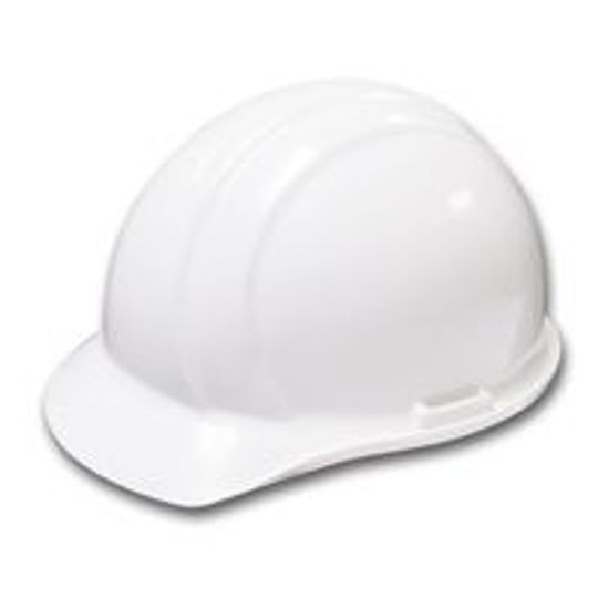 ERB Industries Americana Hard Hat 4PT Ratchet White