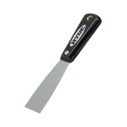 Hyde Tools 1-1/2" Flexible Black & Silver Putty Knife