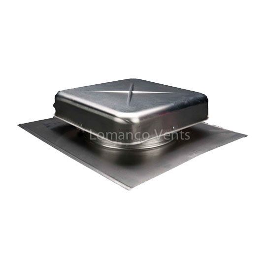 Lomanco 550 Aluminum Pan Static Roof Louver — Ventilation and Drainage — LOM550MF