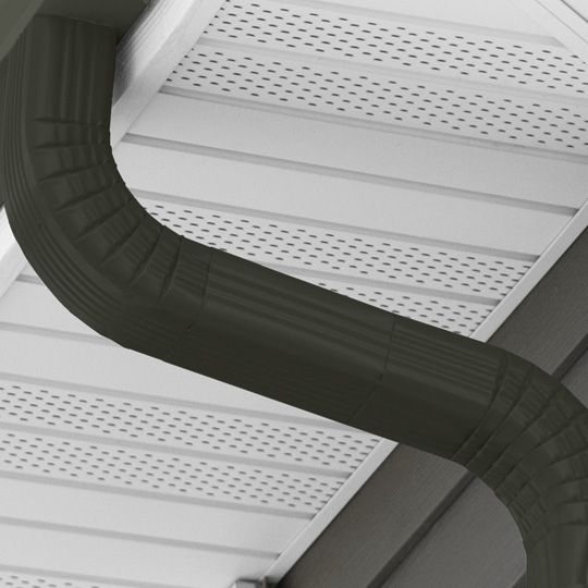 Edco Products 2" x 3" Aluminum Downspout - Entex Finish — EPIADS23TT