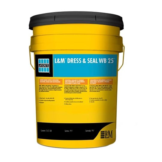L&M Construction Chemicals Dress & Seal Wb Water-Based, Low Voc, Acrylic Copolymer Curing Solution - 5 Gallon Pail